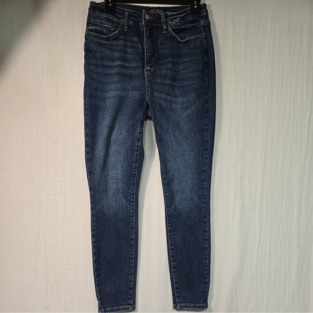 Judy Blue Jeans Women's 9/29 Skinny Fit High Rise Medium Wash Stretch
